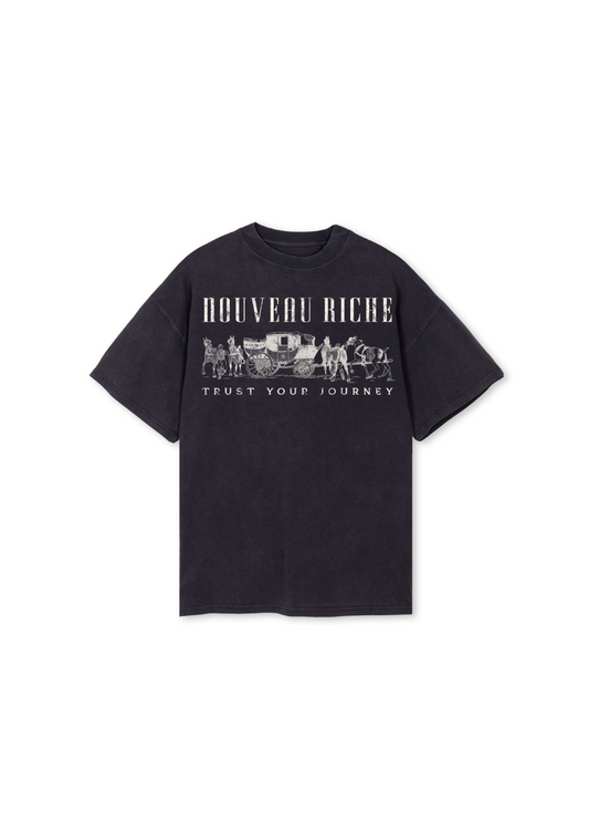 The Trust Your Journey T-Shirt - Vintage Black