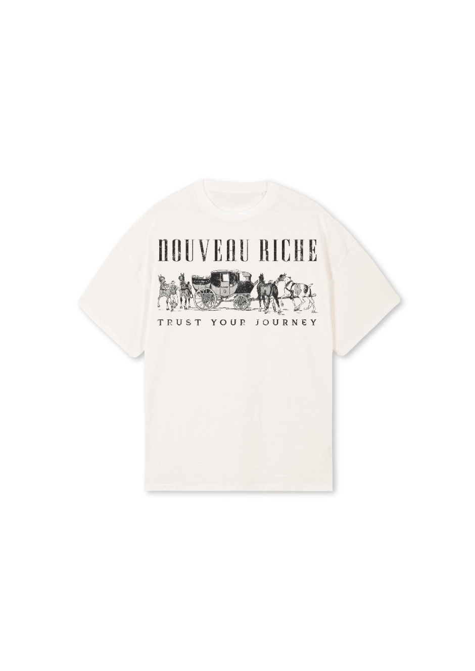 The Trust Your Journey T-Shirt - Cream