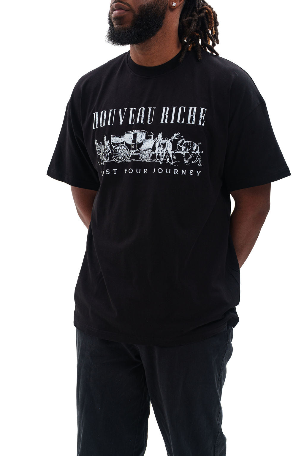 The Trust Your Journey T-Shirt - Black