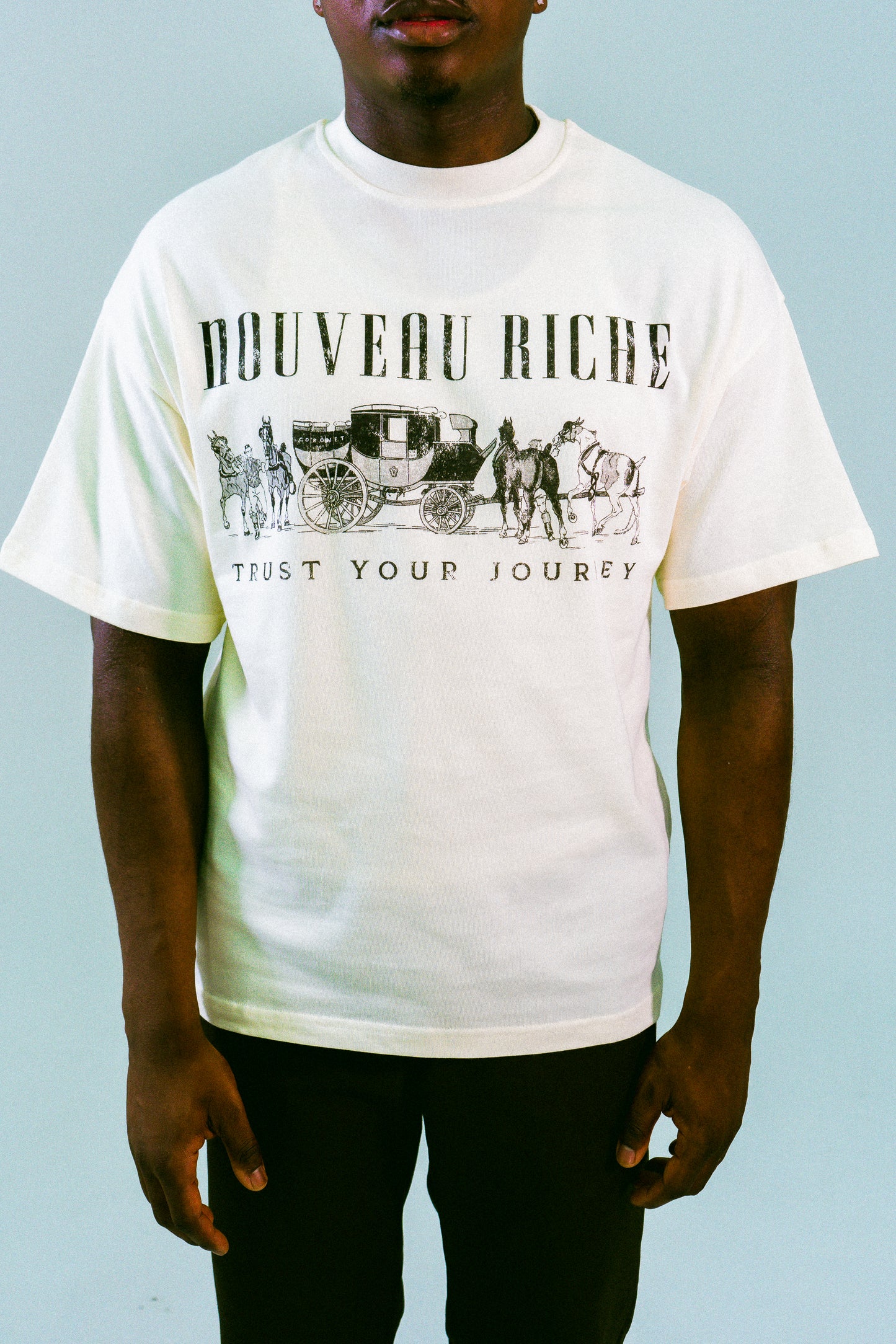 The Trust Your Journey T-Shirt - Cream