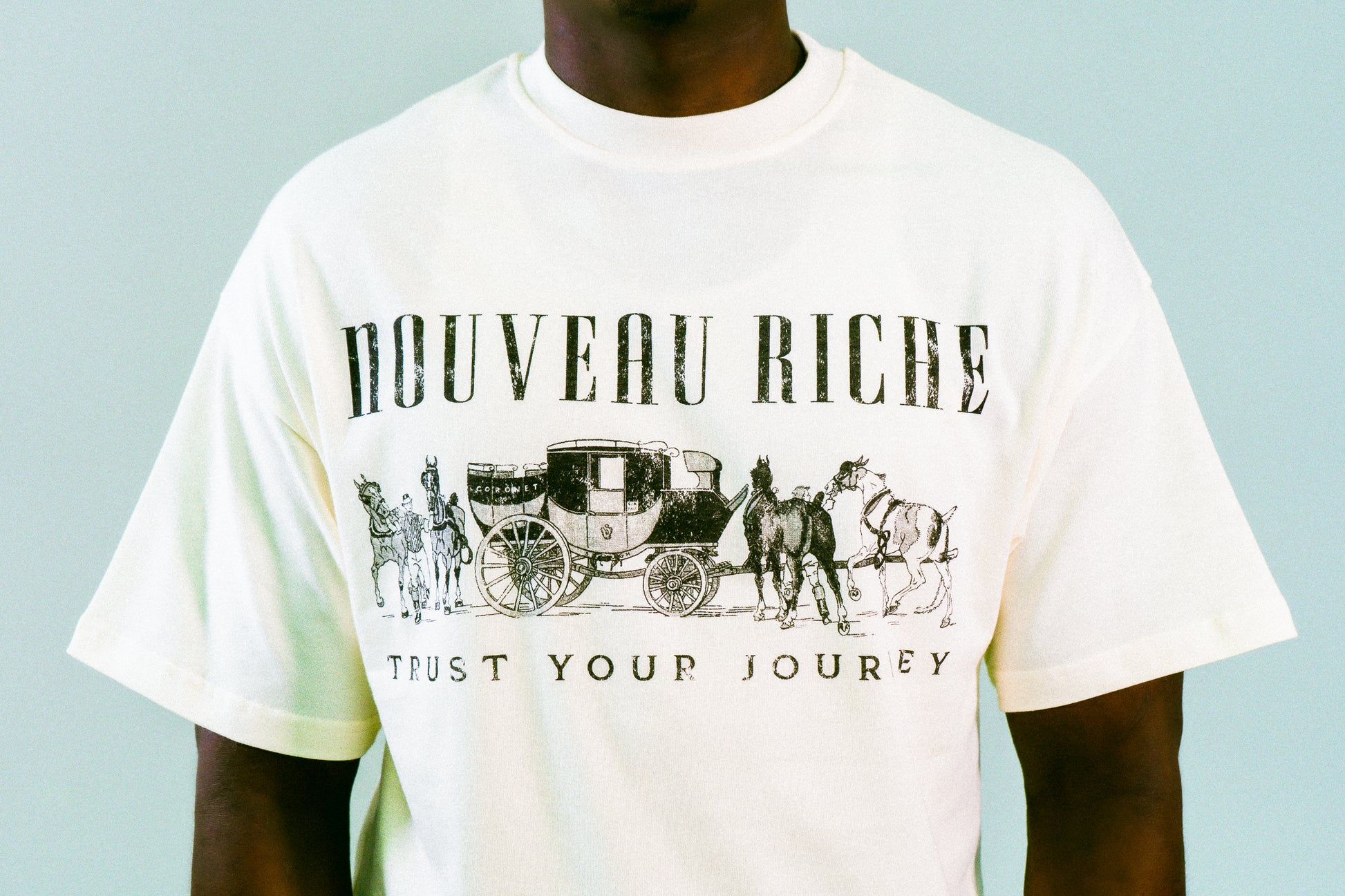 The Trust Your Journey T-Shirt Cream – Nouveau Riche Clothing